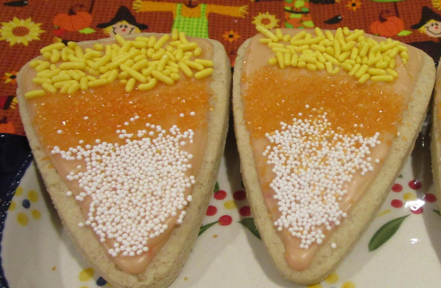 Gluten Free Sugar Cookies, Candy Corn, Vegan, Dairy Free, Egg Free, Halloween Party, Healthy Snacks, Thanksgiving Gifts, Kids Party Favors