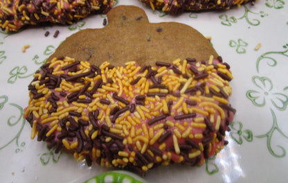 Chocolate Chip Cookies, Gluten Free, Dairy Free, Pumpkin, Organic Sprinkles, Nut Free, Halloween Snack, Vegan, Thanksgiving Gift, Fall treat