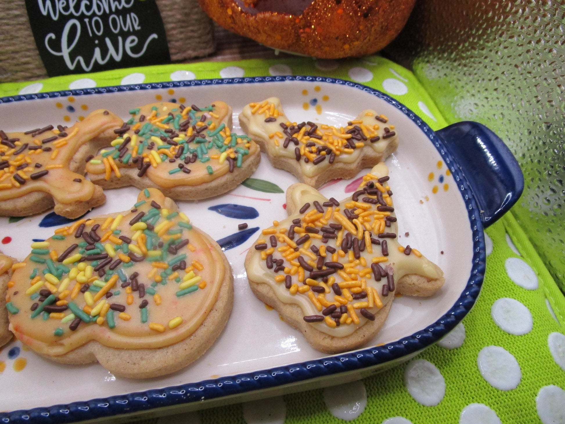 Gluten Free Sugar Cookies, Halloween Gifts, Pumpkin, Dairy Free, Egg Free, Vegan, Soy Free, Trick or Treat, Healthy, Low Fat, School snacks
