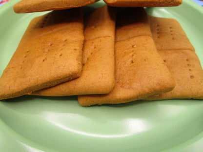 Gluten Free Graham Crackers, Vegan, Dairy Free, Egg Free, Nut Free, Organic, Healthy Snacks, Low Sugar, Cinnamon, Gingerbread,