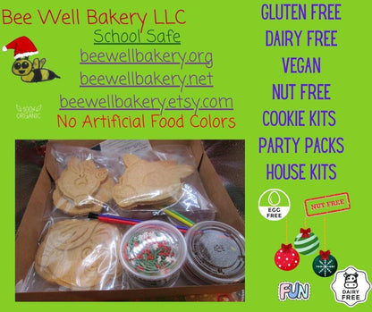 Gluten Free Cookie Kit, Rudolph, Dairy Free, Egg Free, School Safe, Peanut Free, Christmas Movie Night, Cookie Decorating, Holiday Crafts