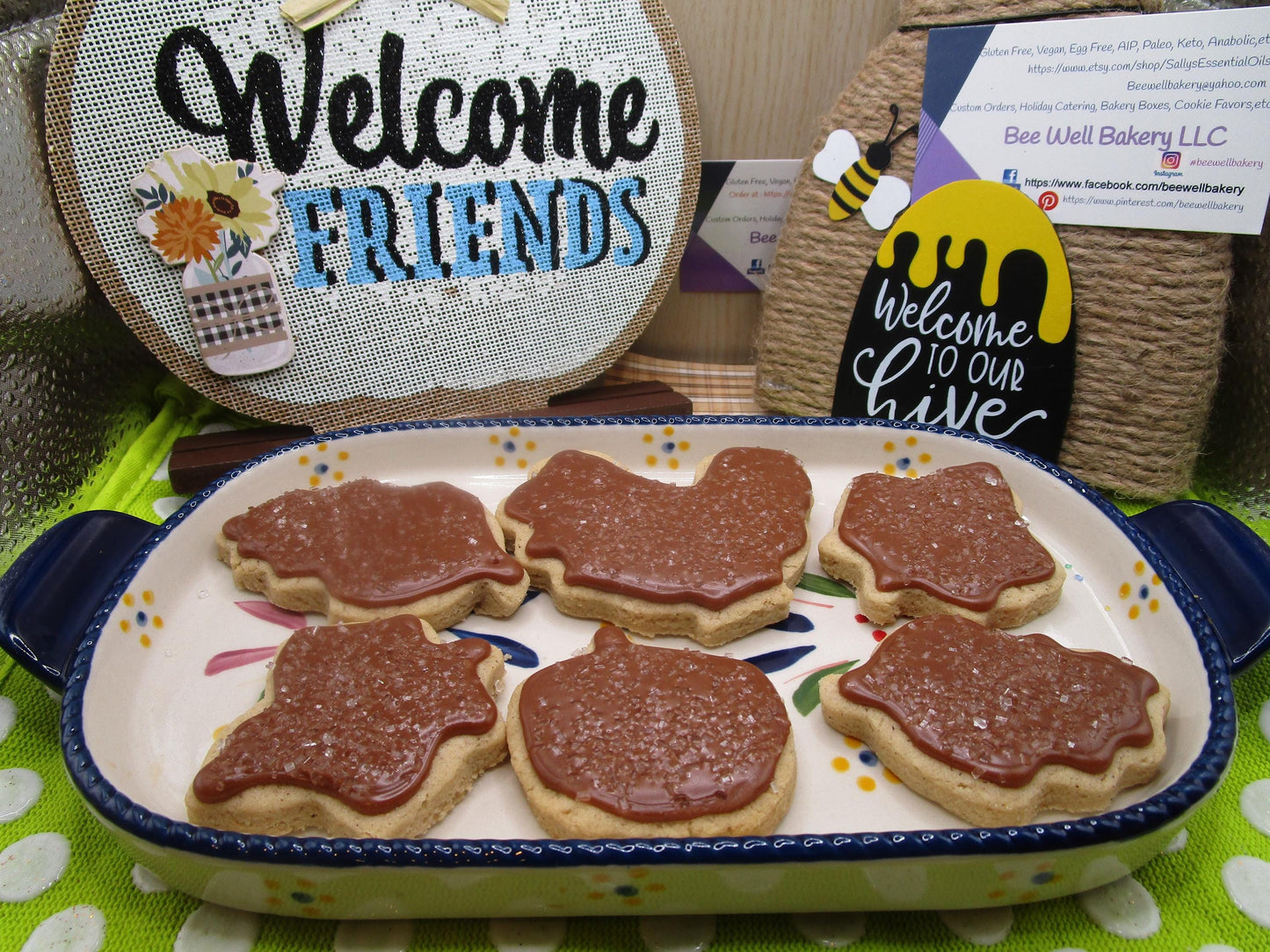 Gluten Free Sugar Cookies, Thanksgiving, Organic, Vegan, Dairy Free, Egg Free, Nut Free, School Safe, family feasts, healthy desserts, gifts