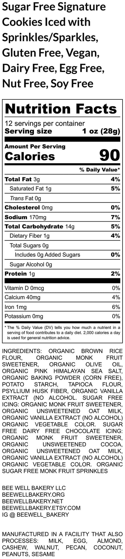 Sugar Free Cookies, Iced, Gluten Free, Egg Free, Dairy Free, Vegan, Peanut Free, Low Calorie, Butterflies, Flower Cookies, Birthday Gifts