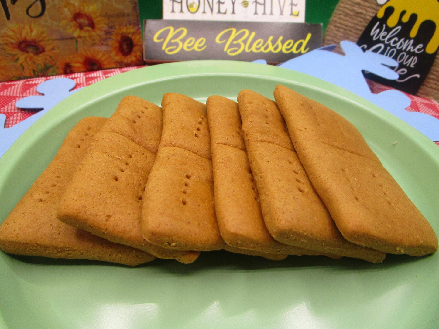 Gluten Free Graham Crackers, Vegan, Dairy Free, Egg Free, Nut Free, Organic, Healthy Snacks, Low Sugar, Cinnamon, Gingerbread,