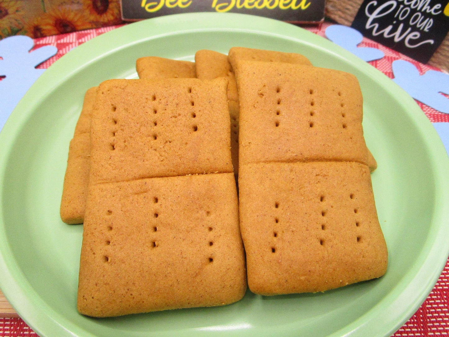 Gluten Free Graham Crackers, Vegan, Dairy Free, Egg Free, Nut Free, Organic, Healthy Snacks, Low Sugar, Cinnamon, Gingerbread,