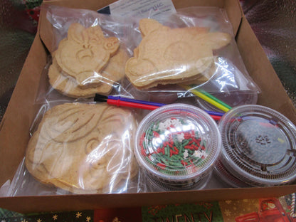 Gluten Free Cookie Kit, Rudolph, Dairy Free, Egg Free, School Safe, Peanut Free, Christmas Movie Night, Cookie Decorating, Holiday Crafts