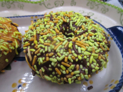 Gluten Free Donuts, Christmas, Hannukah, Thanksgiving, Dairy Free, Vegan, Egg Free, Nut Free, Plant Based Sprinkles, Holiday Gifts, Brunch