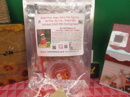 Gluten Free Cookie Kit, Elf on Shelf, Dairy Free, Egg Free, School Safe, Peanut Free, Turkey, Pilgrim, Cookie Decorating, Kids Party Pack