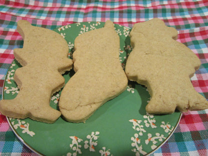 Gluten Free Cookie Kit, Christmas Shapes, Dairy Free, Egg Free, School Safe, Peanut Free, Cookie Decorating, Candy Cane, Santa, Bells, Tree