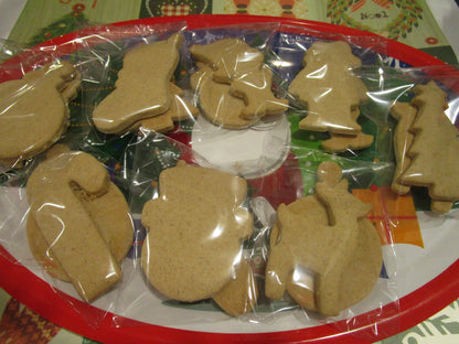 Gluten Free Cookie Kit, Christmas Shapes, Dairy Free, Egg Free, School Safe, Peanut Free, Cookie Decorating, Candy Cane, Santa, Bells, Tree