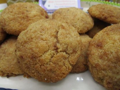 High Protein Cookies, Apple Spice, Gluten Free, Sugar Free, Dairy Free, Egg Free, Coconut Free, Vegan Collagen, Fitness Snack, Fall Flavors