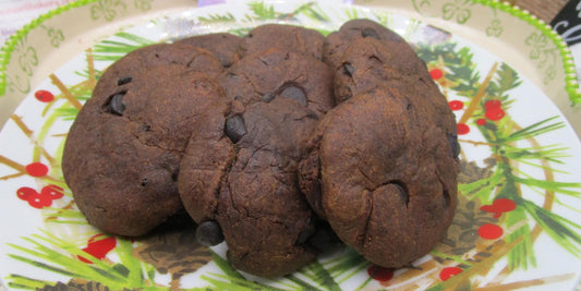 AIP Paleo, Tiger Nut, Carob Peppermint Cookies, Gluten Free, Dairy Free, Egg Free, Grain Free, Autoimmune Protocol, Holiday Gift, Soft Baked