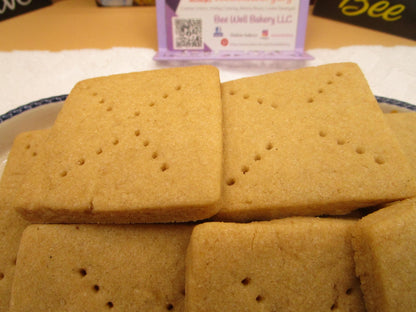 Gluten Free Shortbread Cookies, Dairy Free, Egg Free, Nut Free, Christmas Gifts, Cookie Exchange, Scottish biscuit, Vegan, Holiday Desserts