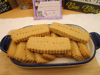 Gluten Free Shortbread Cookies, Dairy Free, Egg Free, Nut Free, Christmas Gifts, Cookie Exchange, Scottish biscuit, Vegan, Holiday Desserts