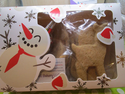 Gluten Free Cookie Kit, Christmas Shapes, Dairy Free, Egg Free, School Safe, Peanut Free, Cookie Decorating, Candy Cane, Santa, Bells, Tree