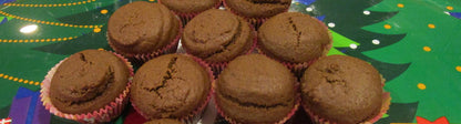 Low Sugar Gingerbread Muffins, Gluten Free, Dairy Free, Vegan, Egg Free, Holiday Breakfast, New Years 2025, Wellness Gifts, Healthy Snacks