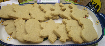 Undecorated Sugar Cookies, Gluten Free, Egg Free, Dairy Free, Vegan, Nut Free, Oat free, Cookie Exchange, DIY Christmas Activity, Sugar Free