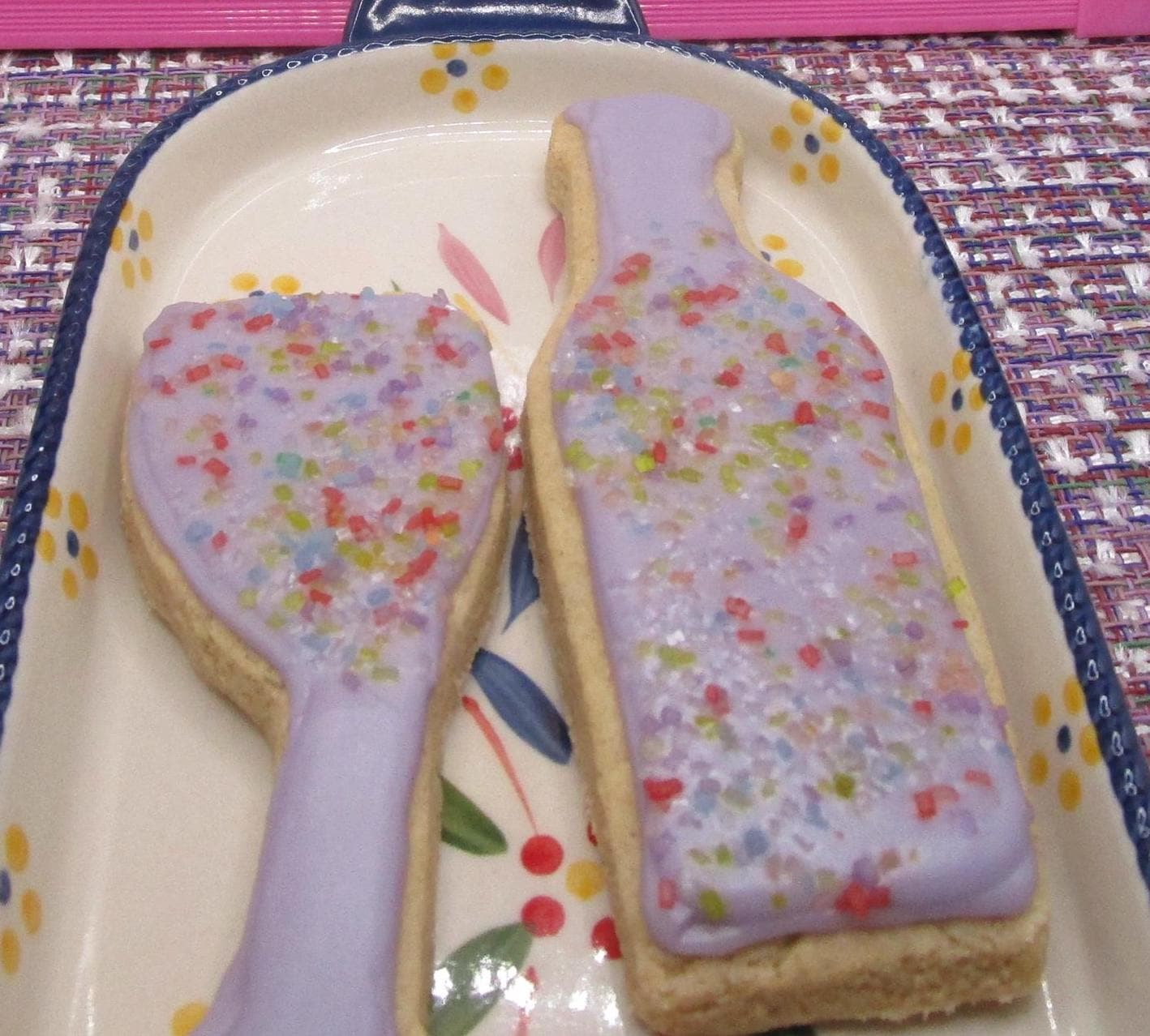 Gluten Free Sugar Cookies, Iced, Wine Set, Dairy Free, Vegan, Nut Free, Organic, Birthday, Wedding, Anniversary, Valentines Day, Sugar Free