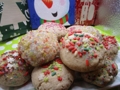 Gluten Free Sugar Cookies, Natural Sprinkles, Dairy Free, Vegan, Nut Free, Oat Free, Christmas snack, Birthday, Coconut Sugar, Sugar Free