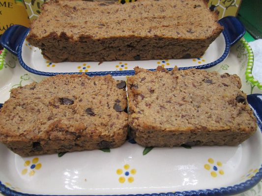 High Protein Banana Bread, Mocha Chip, Gluten Free, Dairy Free, Nut Free, Vegan Collagen, Sugar Free, Valentine's Day, Fitness, Anabolic