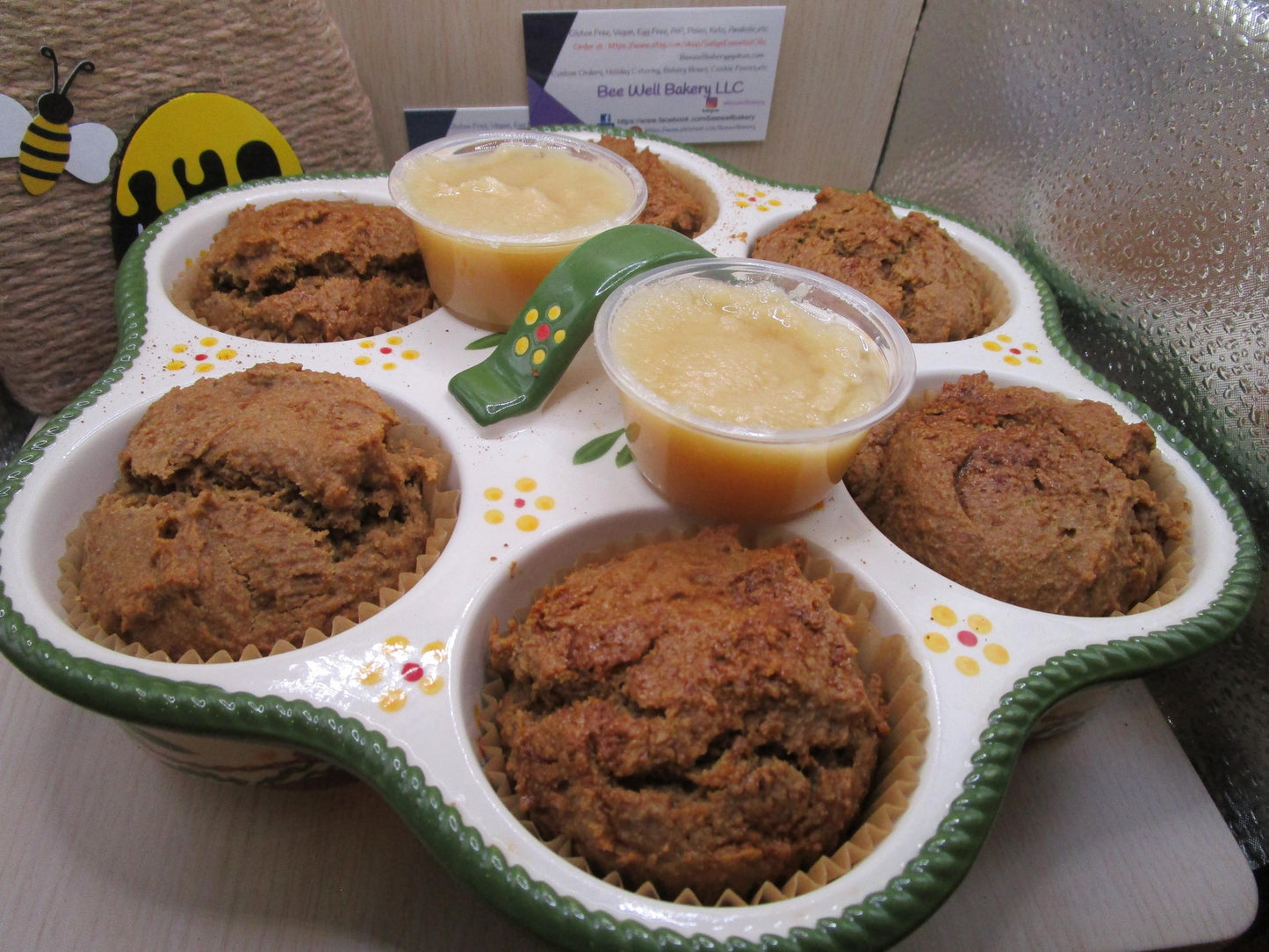 High Protein Muffins, Chai Tea, Gluten Free, Dairy Free, Sugar Free, Egg Free, Vegan, Nut Free, Allergy Friendly Bakery, Fitness snacks