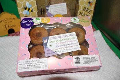 Gluten Free Donut Kits, Dairy Free, Egg Free, Vegan, Nut Free, School Safe, Birthday, Sugar free, Donut Hole, Munchkin, Valentine's Day Gift