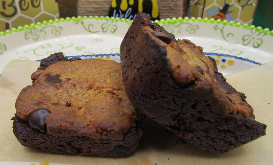 High Protein, Gluten Free, Brookie Brownie, Dairy Free, Sugar Free, Egg Free, Nut Free, Vegan, Valentine's Day, Fitness Gift, Low Fat Snacks