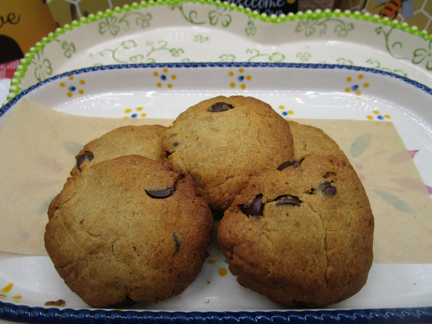 Gluten Free High Protein Chocolate Chip Cookies, Sugar Free Fitness Gifts, Dairy Free snacks, Vegan protein, Low Carb desserts, School Safe