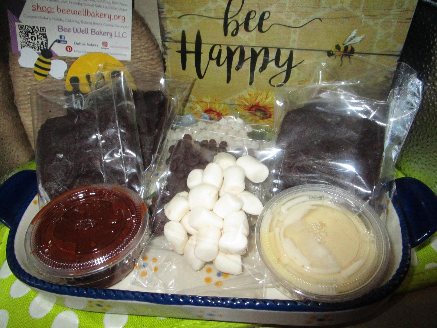 Gluten Free Brownie Kits, Dairy Free, Egg Free, Vegan, Nut Free, Smores, Marshmallow, School Safe, Birthday, Camping, Valentine's Day Gift