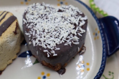 High Protein Cookie Desserts, Heart, Gluten Free, Dairy Free, Sugar free, Egg Free, Nut Free, Vegan Collagen, Low Carb, Valentine's Day Gift