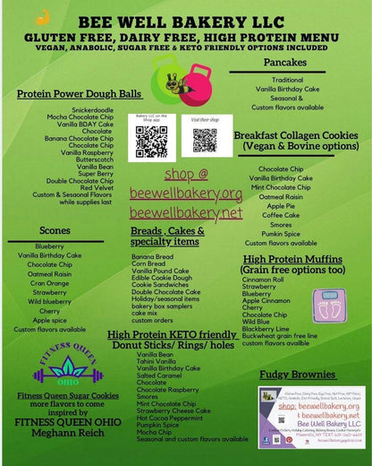 High Protein Donut Rings, Gluten Free, Grain Free, Dairy Free, Sugar Free, Egg Free, Vegan Collagen, Low Carb, Nut Free, Fitness, Low Fat