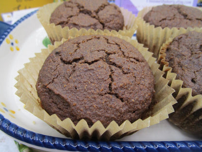 AIP Paleo Cupcakes, Carob, Grain Free, Vegan, Gluten Free, Egg Free, Dairy Free, Cassava Free, Nut Free, Autoimmune Protocol, Birthday Gifts