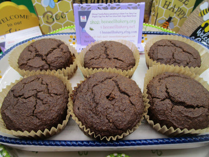 AIP Paleo Cupcakes, Carob, Grain Free, Vegan, Gluten Free, Egg Free, Dairy Free, Cassava Free, Nut Free, Autoimmune Protocol, Birthday Gifts