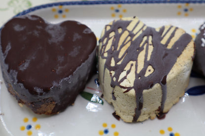 High Protein Cookie Desserts, Heart, Gluten Free, Dairy Free, Sugar free, Egg Free, Nut Free, Vegan Collagen, Low Carb, Valentine's Day Gift