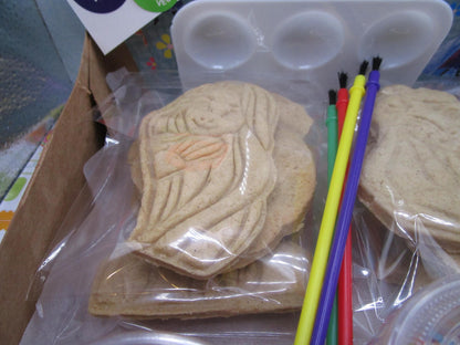 Gluten Free Cookie Kit, Princess, Dairy Free, Egg Free, Peanut Free, Cookie Decorating, Sugar Free, Girls Birthday, Sleep overs, Flower Girl