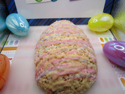 Gluten Free Easter Rice Crispy Treats, Egg, Dairy Free, Egg Free, Vegan, Nut Free, Marshmallow Peep, Classroom Party, Spring Dessert, Gifts