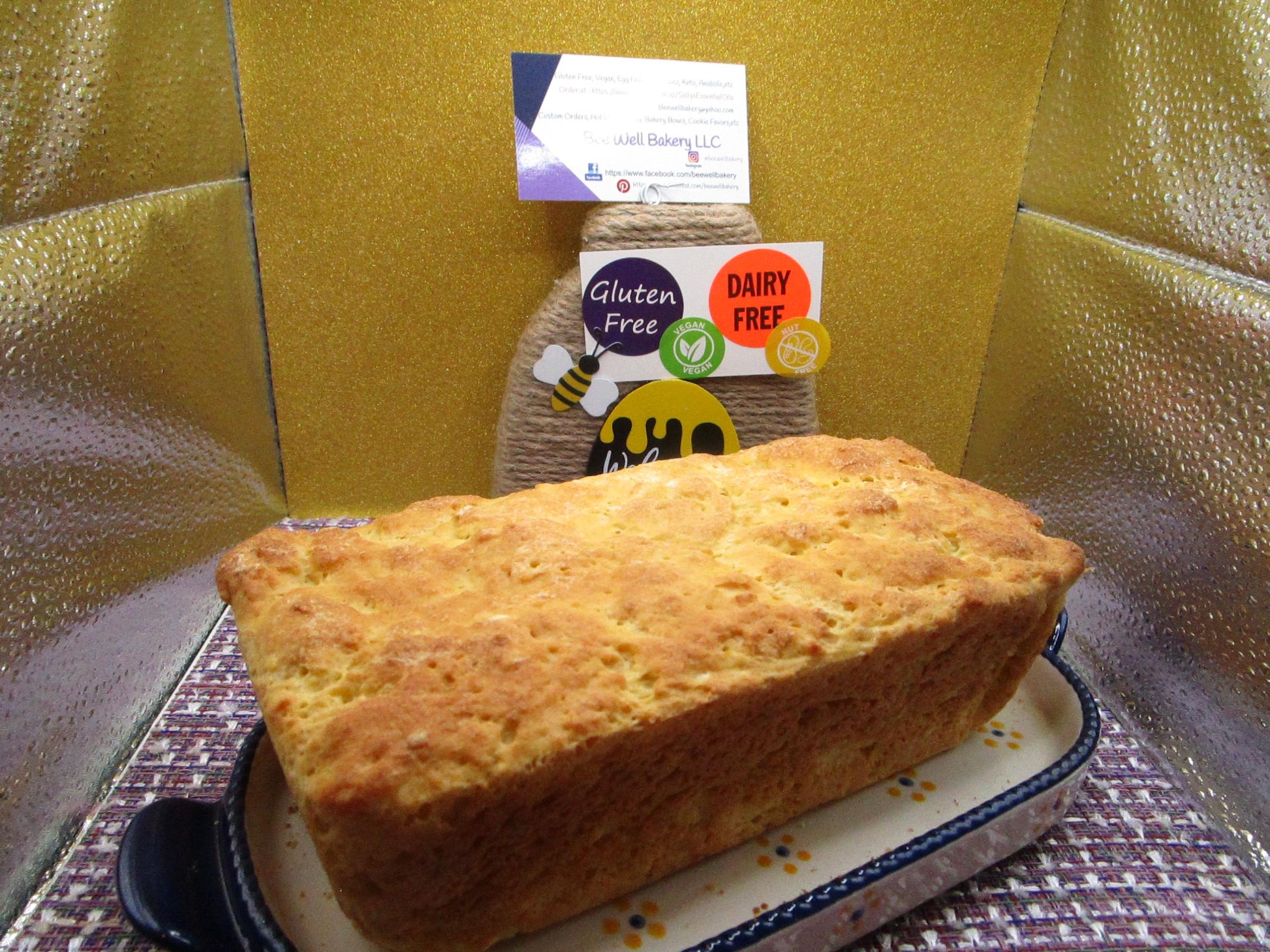 Gluten Free Bread, Millet, Dairy Free, Egg free, Vegan, Paleo, Low FODMAP, Nut Free, low fat, low Salicylate, low Oxalate, Easter Brunch