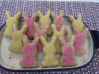 Sugar Free Cookies, Easter, Gluten Free, Dairy Free, Vegan, Egg Free, Nut Free, Healthy Gifts, Spring Dessert, Plant based Colors, Bunny