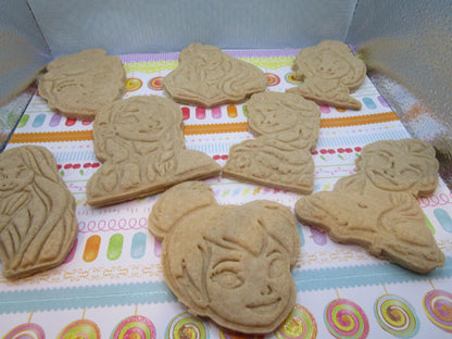 Gluten Free Cookie Kit, Princess, Dairy Free, Egg Free, Peanut Free, Cookie Decorating, Sugar Free, Girls Birthday, Sleep overs, Flower Girl