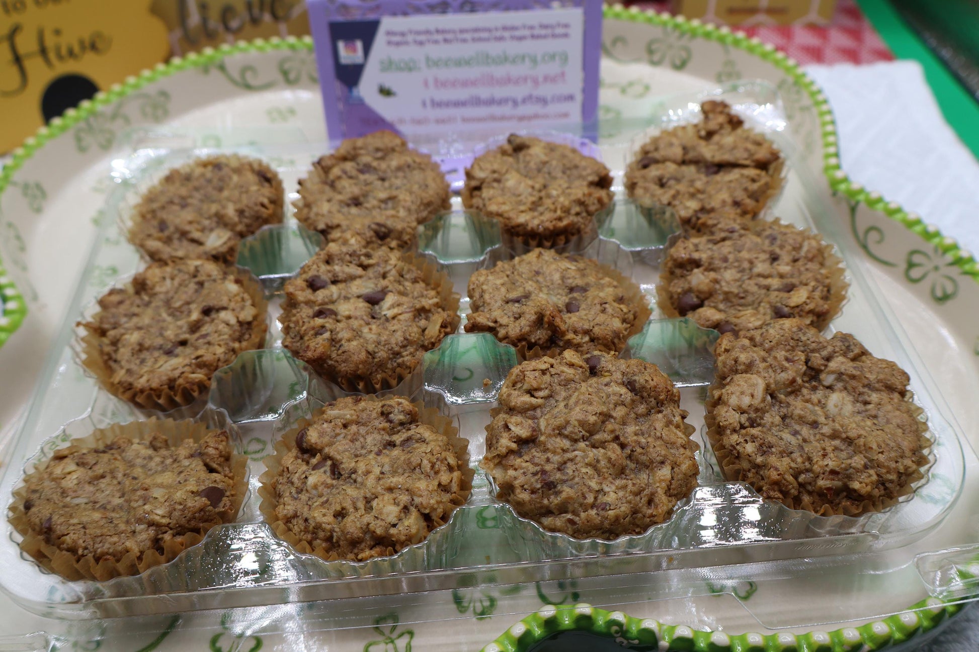 Gluten Free Mini Banana Muffins, Dairy Free, Egg Free, Vegan, Nut Free, Soy Free, 2 bite, AIP Paleo, low Sugar, Low Fat snacks, low FODMAP