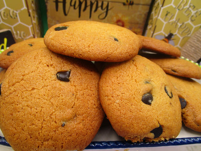 Gluten Free Cashew Cookies, Chewy Chocolate Chip, Dairy Free Vegan desserts, Peanut Free, Carob Chip, Food Fitness Gifts, low Sugar snacks