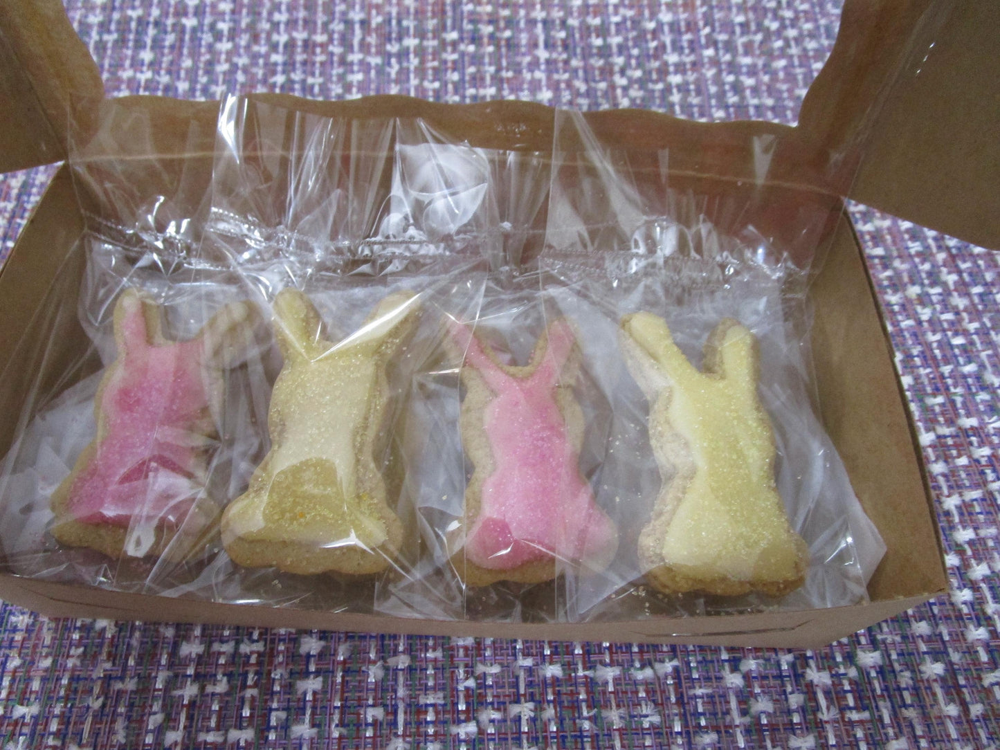 Sugar Free Cookies, Easter, Gluten Free, Dairy Free, Vegan, Egg Free, Nut Free, Healthy Gifts, Spring Dessert, Plant based Colors, Bunny