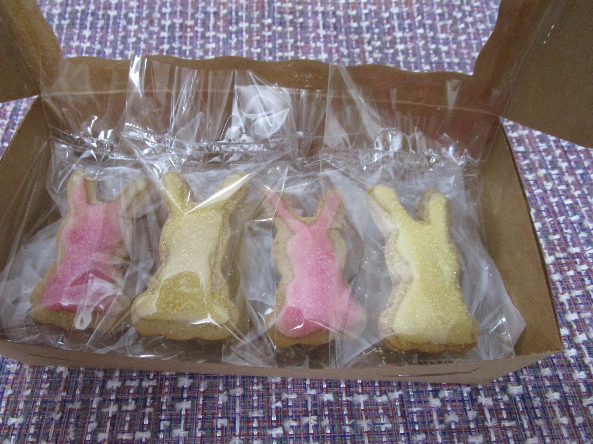 Sugar Free Cookies, Easter, Gluten Free, Dairy Free, Vegan, Egg Free, Nut Free, Healthy Gifts, Spring Dessert, Plant based Colors, Bunny