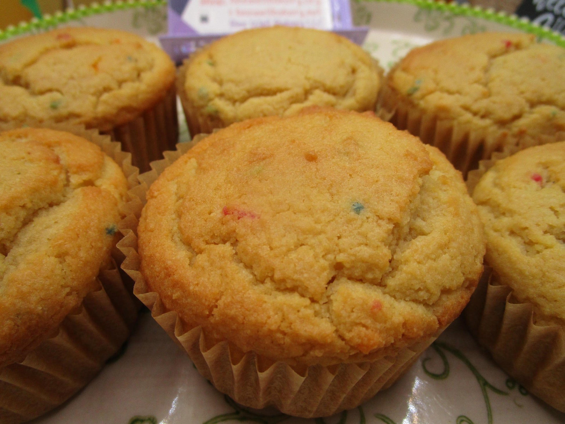 Keto Muffins, Vanilla Birthday Cake, Gluten Free, Grain Free, Dairy Free, Sugar Free, Low Carb, Fitness Gift, Easter Dessert