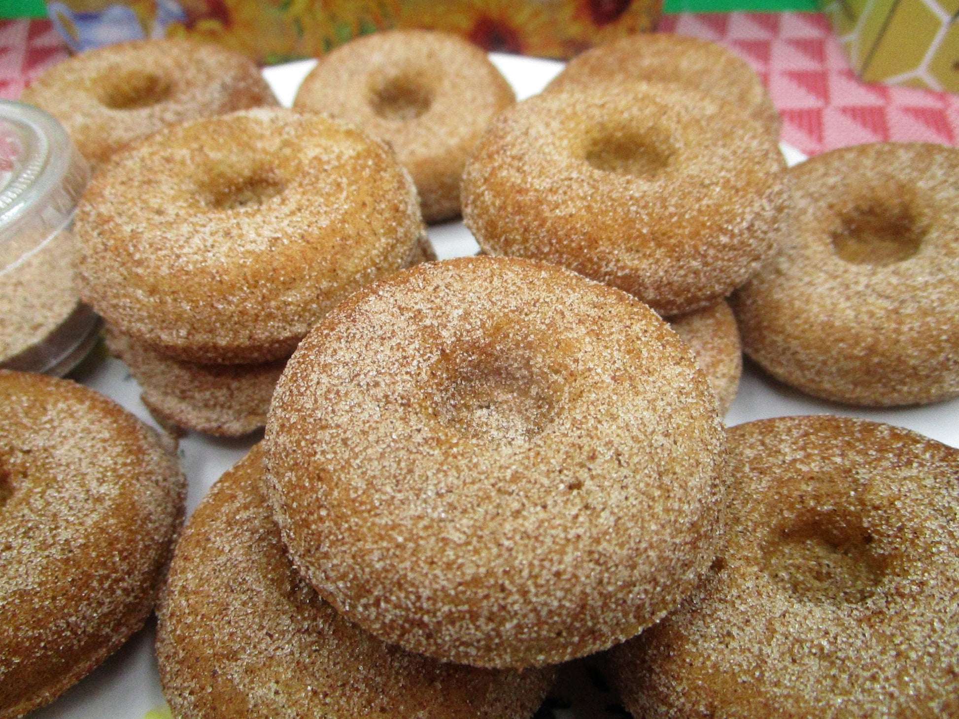 Gluten Free Mini Donuts, Cinnamon, French Toast, Dairy Free, No Refined Sugar, Egg Free, Vegan, Easter Day Brunch, Low fat, Nut Free Snack