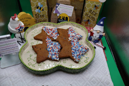 Gluten Free Chocolate Chip Cookie, Star, Dairy Free, Egg Free, Nut Free, Vegan, 4th of July, Independence Day, Stars & Stripes, Party Favors