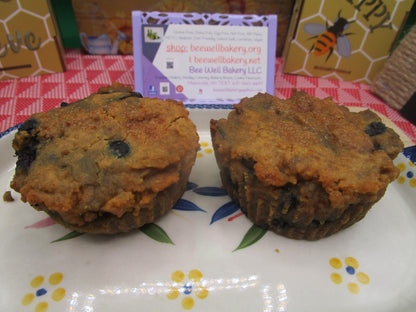 AIP Paleo Mini Muffins, Grain Free, Gluten Free, Dairy Free, Egg Free, Vegan, Berry, Nut Free, Autoimmune Protocol, Low Sugar, Low Fat snack