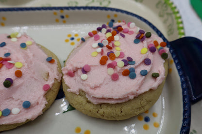 Gluten Free Cookies, Crumbl, Dairy Free, Peanut Free, Oat Free, Organic, Butter Vanilla, Birthday Gifts, Natural Colors, 4th of July dessert