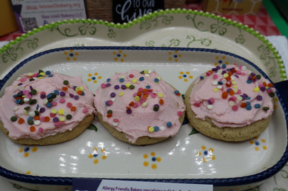 Gluten Free Cookies, Crumbl, Dairy Free, Peanut Free, Oat Free, Organic, Butter Vanilla, Birthday Gifts, Natural Colors, 4th of July dessert