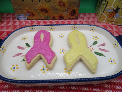 Gluten Free Sugar Cookies, Awareness Ribbons, Dairy Free, Egg Free, Nut Free, Vegan, School Safe, fundraisers, Breast Cancer, Autism, custom